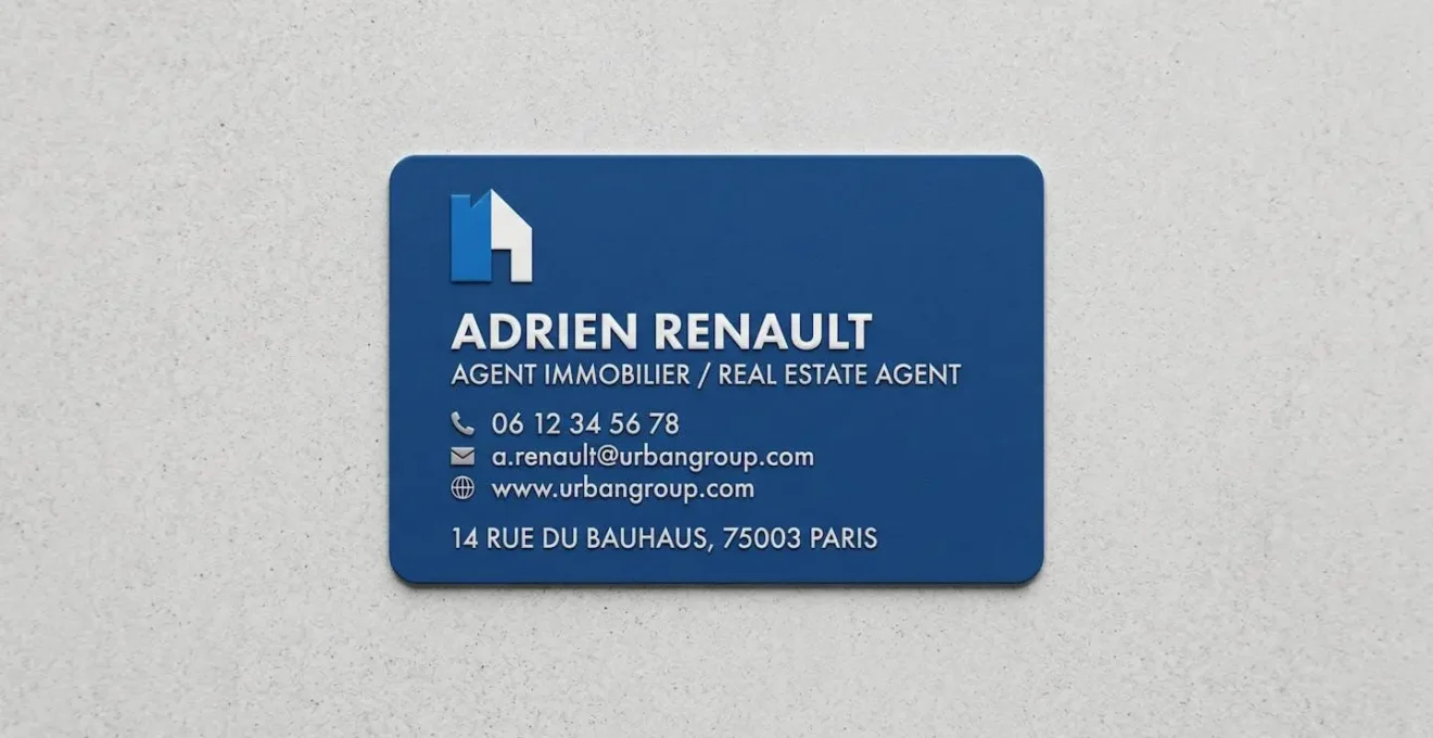 Carte professionnelle d'agent immobilier, gage de légalité et de conformité.
